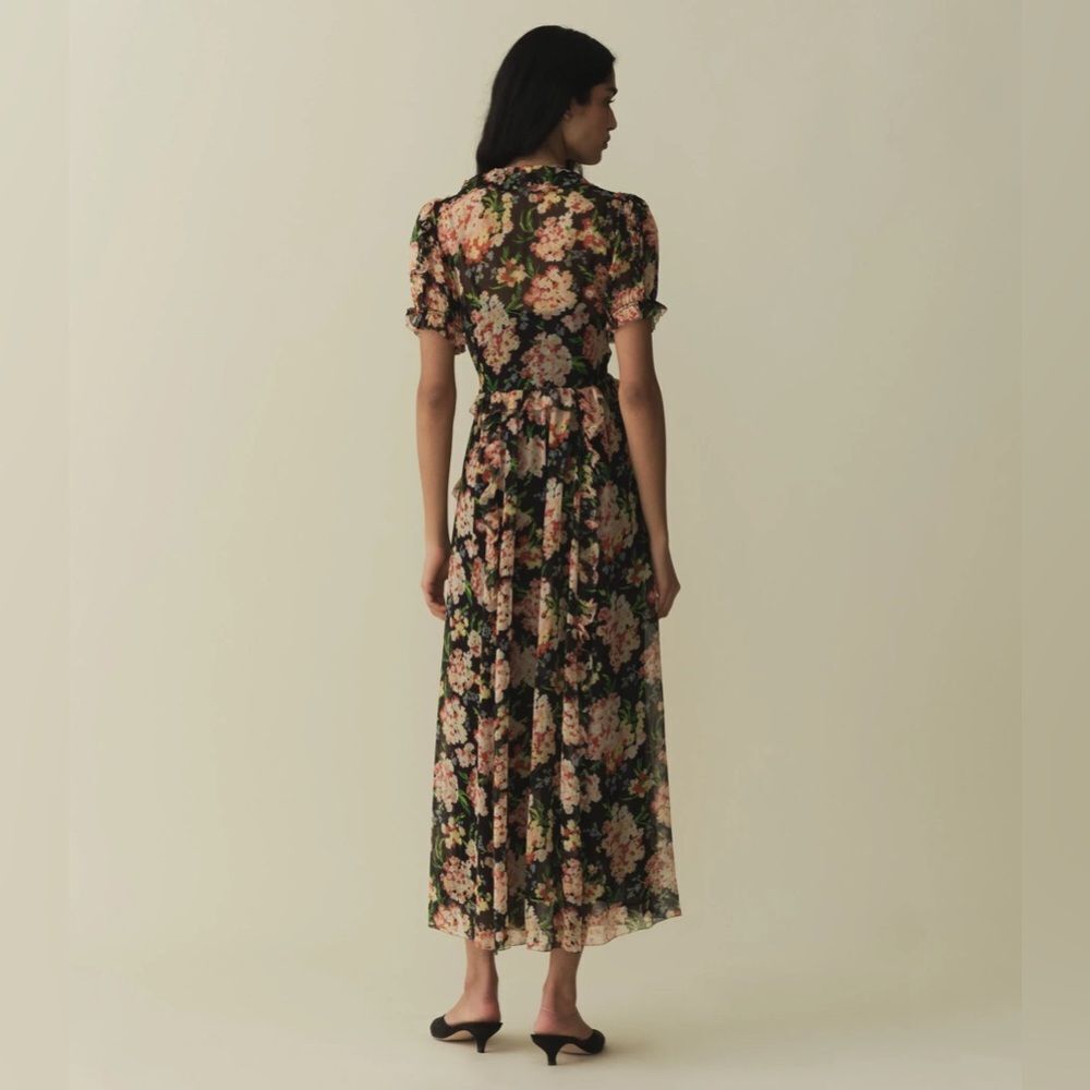 NWT DOEN Elizabeth Silk dress in Meadow Mirage - Picture 4 of 11